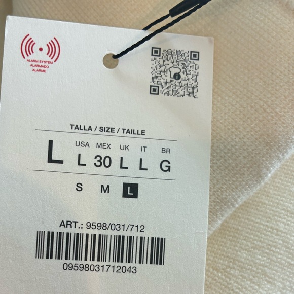 Zara NWT jewel bead mini skirt 9598/031 - Picture 6 of 7